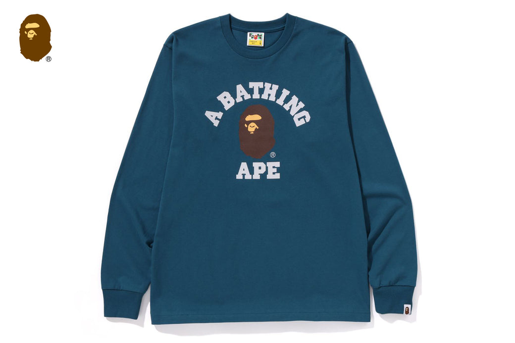 【関送無料】 A BATHING APE COLLEGE LS TEE スウェット COLLEGE TEE | bape.com