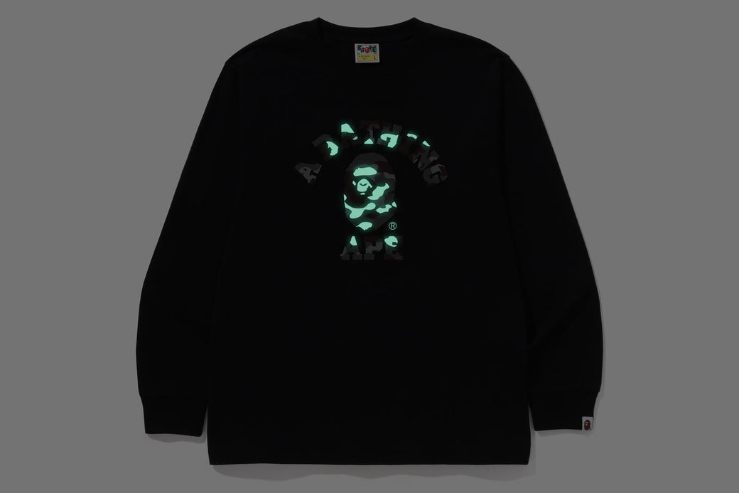 トップス A BATHING APE CITY CAMO COLLEGE LS TEE L ABC CAMO COLLEGE LS TEE | bape.com