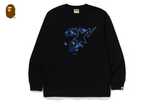 COLOR CAMO APE FACE STA LS TEE