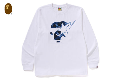 COLOR CAMO APE FACE STA LS TEE