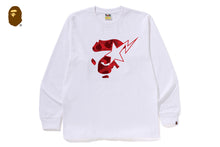 COLOR CAMO APE FACE STA LS TEE