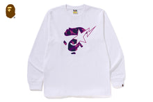 COLOR CAMO APE FACE STA LS TEE