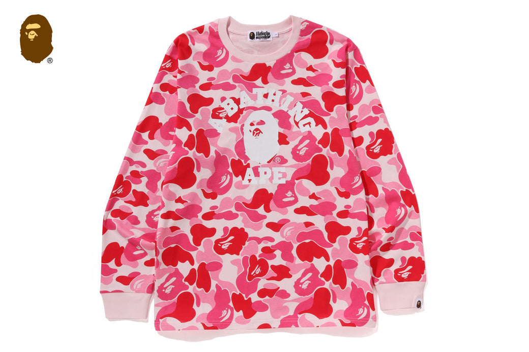 トップス BATHING APE ABC CAMO COLLEGE LS TEE ABC CAMO COLLEGE LS TEE | bape.com