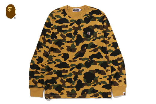 1ST CAMO ONE POINT LS TEE