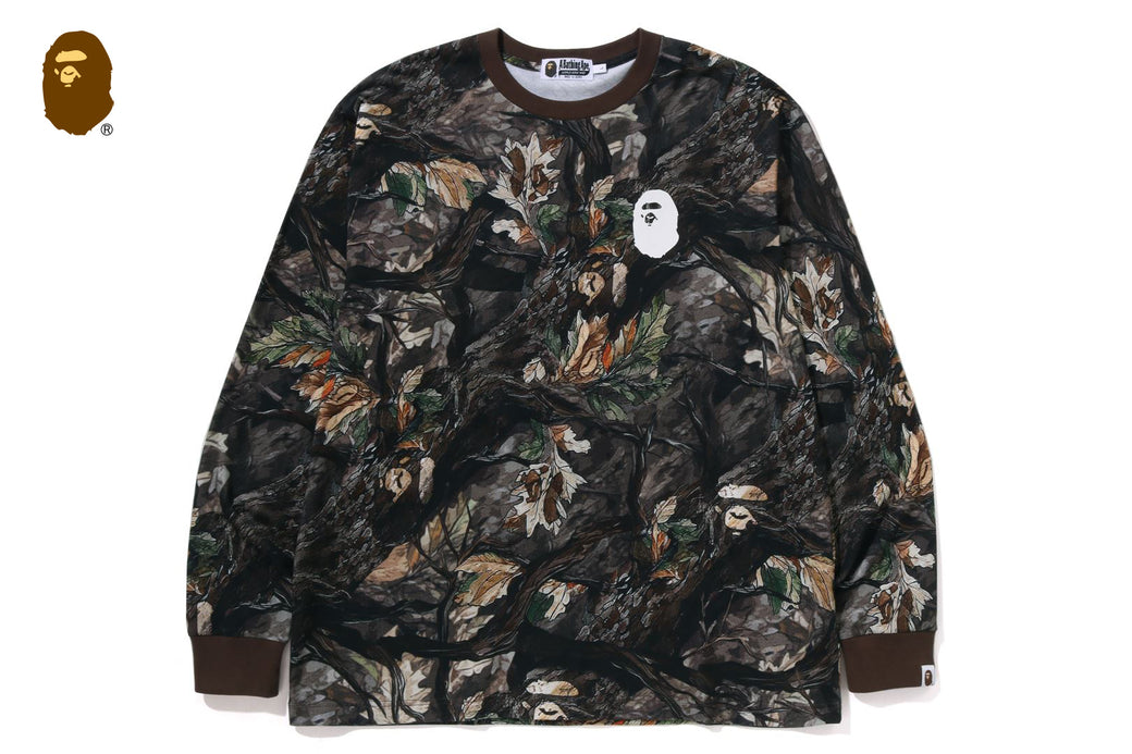 TREE EDGE CAMO RELAXED FIT LS TEE | bape.com