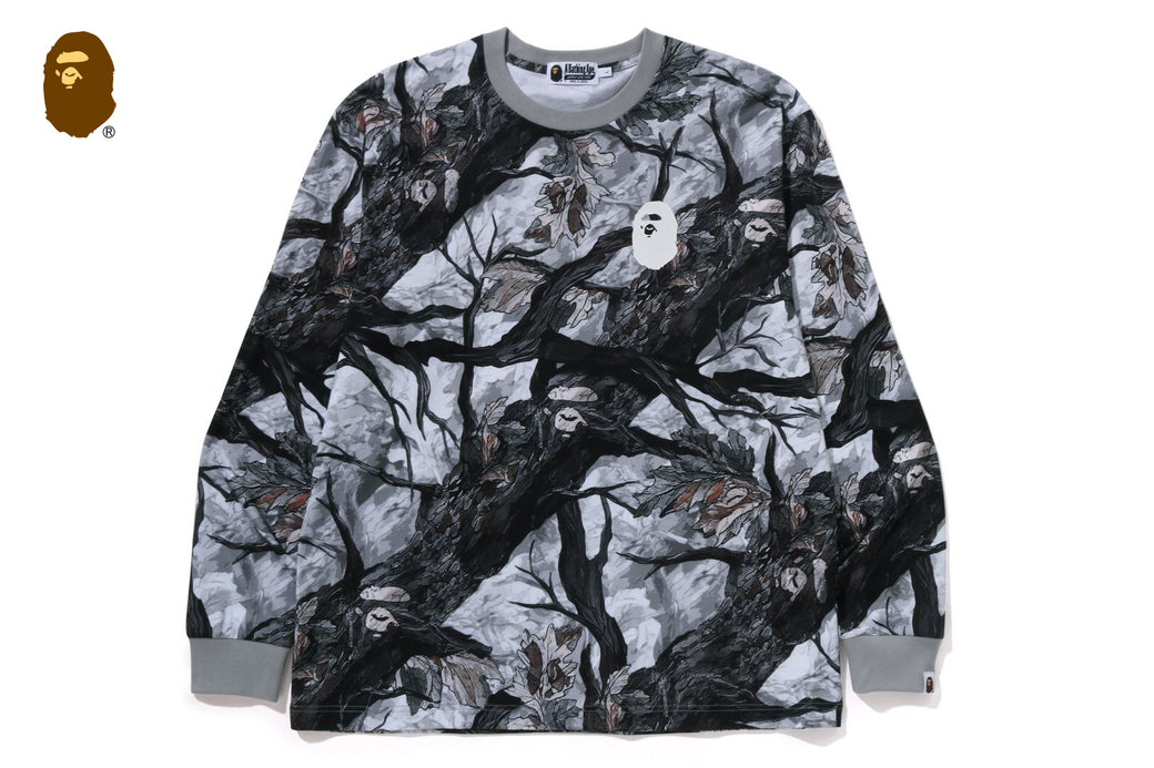 【BAPE】TREE EDGE CAMO RELAXED FIT LS TEE 要在庫確認 TREE EDGE CAMO RELAXED FIT LS TEE | bape.com