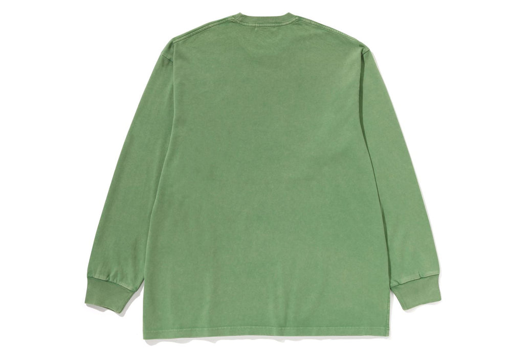 ◆BAPE◆ Garment dye one point relaxed fit T-shirt M OLIVE D A BATHING APE® One Point Tee | Bape official website – INT