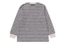 SOLID CAMO ONE POINT RELAXED FIT STRIPE LS TEE