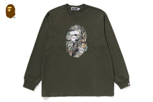 TREE EDGE CAMO APE HEAD RELAXED FIT LS TEE