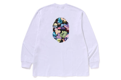 ART CAMO APE HEAD RELAXED FIT LS TEE