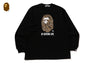 WILD LEOPARD PATTERN RELAXED FIT LS TEE