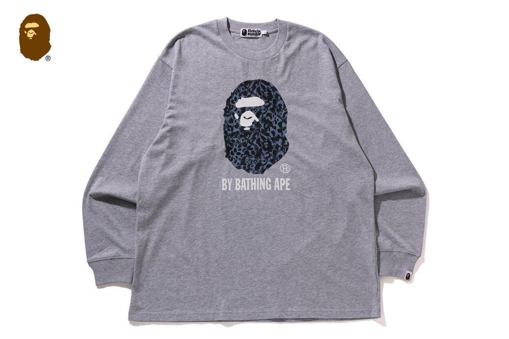 WILD LEOPARD PATTERN RELAXED FIT LS TEE | bape.com