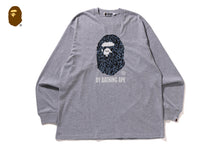 WILD LEOPARD PATTERN RELAXED FIT LS TEE