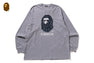 WILD LEOPARD PATTERN RELAXED FIT LS TEE