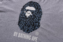 WILD LEOPARD PATTERN RELAXED FIT LS TEE