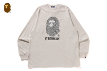 WILD LEOPARD PATTERN RELAXED FIT LS TEE
