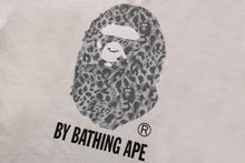 WILD LEOPARD PATTERN RELAXED FIT LS TEE