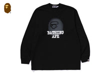 BATHING APE LOGO RELAXED FIT LS TEE