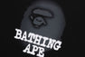 BATHING APE LOGO RELAXED FIT LS TEE