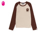 BY BATHING APE RAGLAN LS TEE