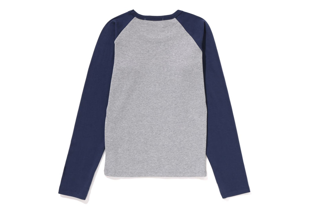 BY BATHING APE RAGLAN LS TEE | bape.com