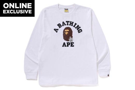 GO APE POINTER COLLEGE TEE LS TEE BAPEC