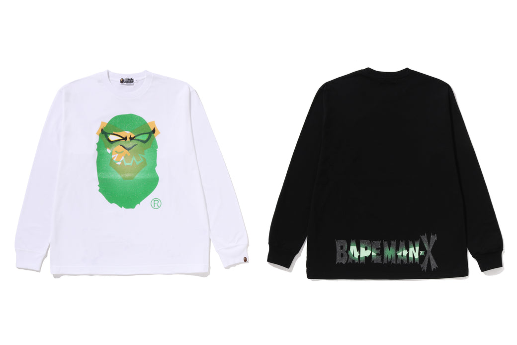 BAPEMAN-X LS TEE | bape.com