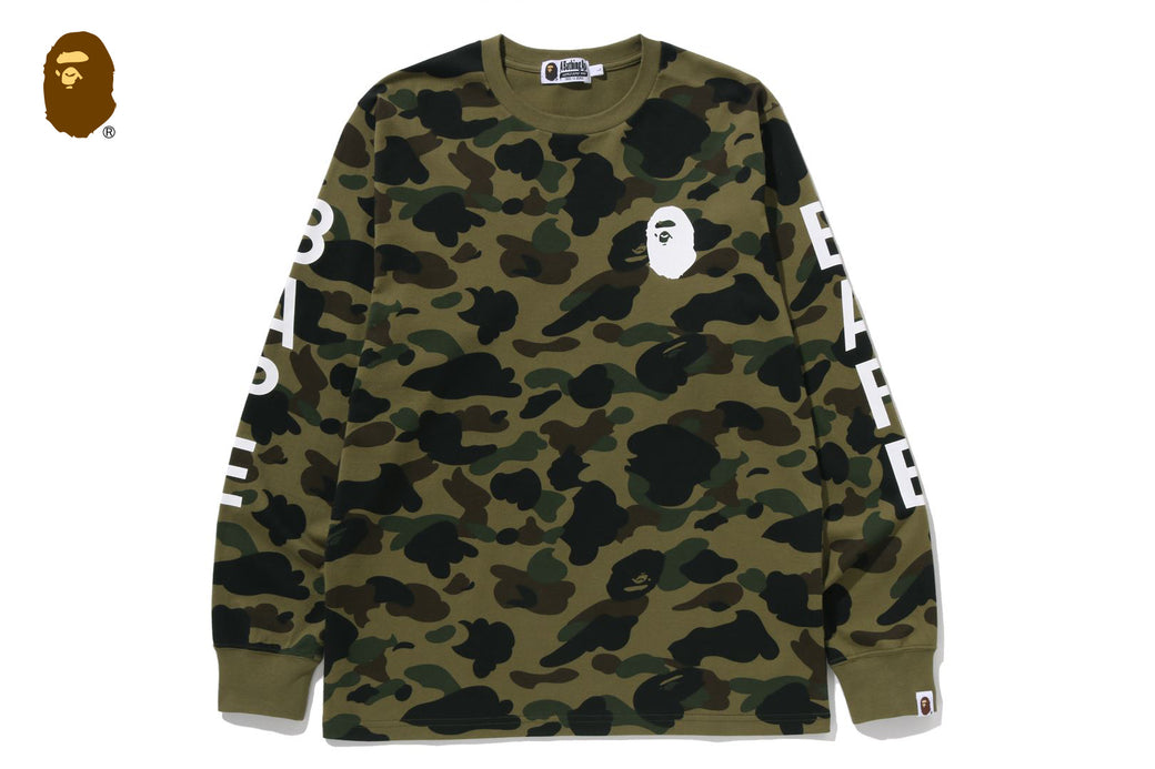 1ST CAMO LS TEE | bape.com