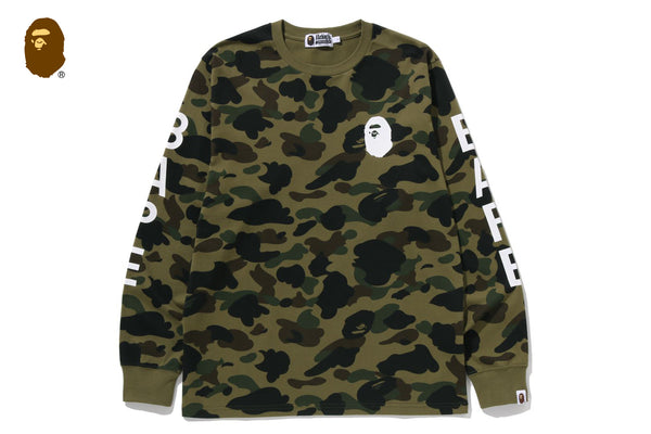 BAPE カモフラージュ 長袖Tシャツ 1ST CAMO LS TEE | bape.com