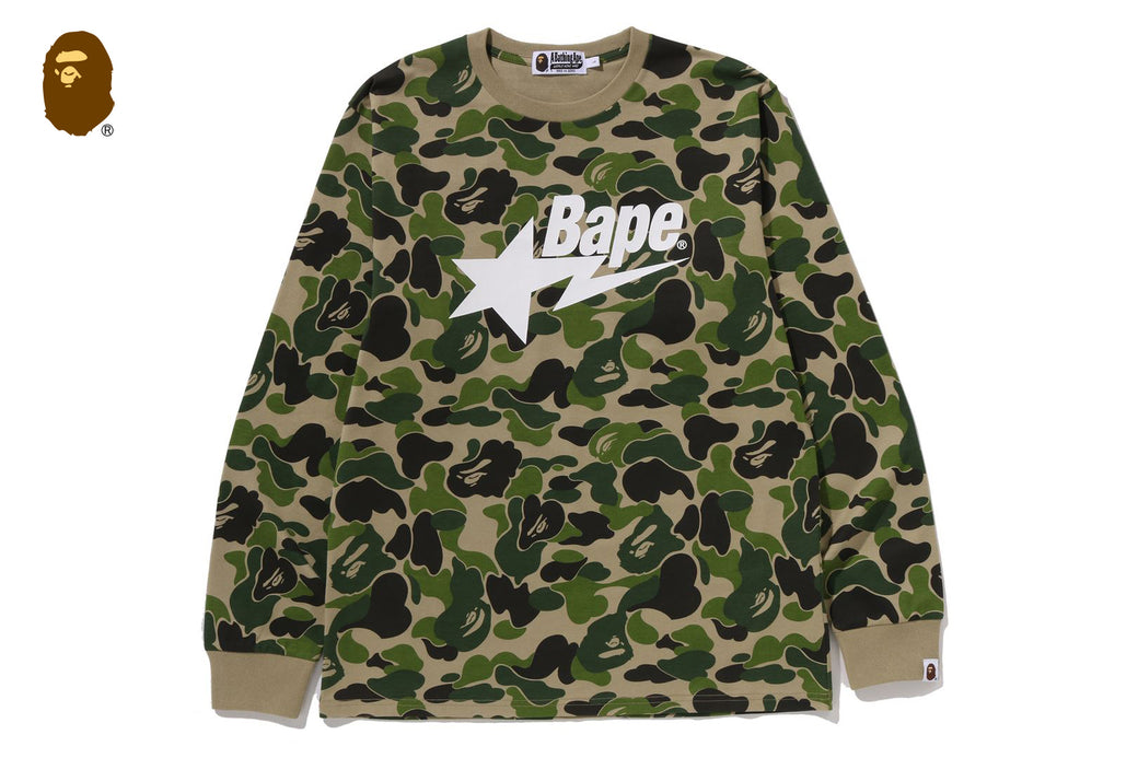 トップス ABC CAMO BAPE STA LS TEE L ABC CAMO BAPE STA LS TEE | bape.com