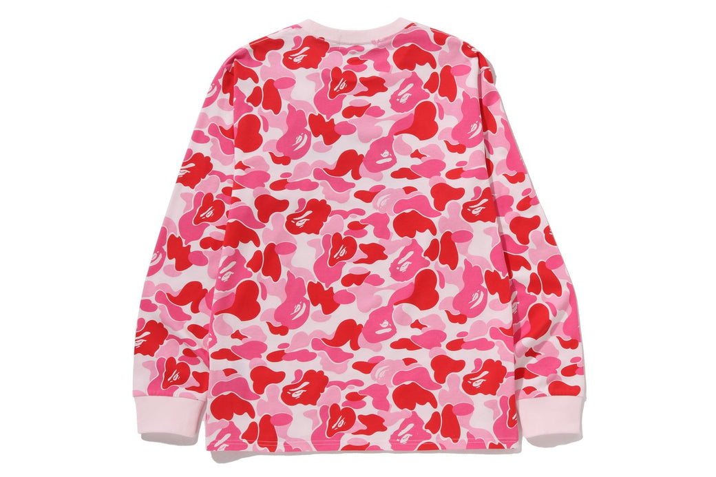 A BATHING APE ABC CAMO LS TEE ピンク Mサイズ ABC CAMO BAPE STA LS TEE | bape.com