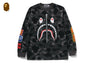 COLOR CAMO SHARK LS TEE