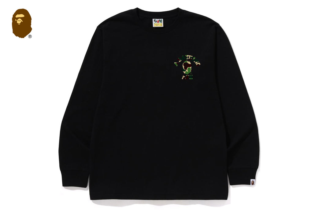 ABC CAMO COLLEGE ATS LS TEE | bape.com