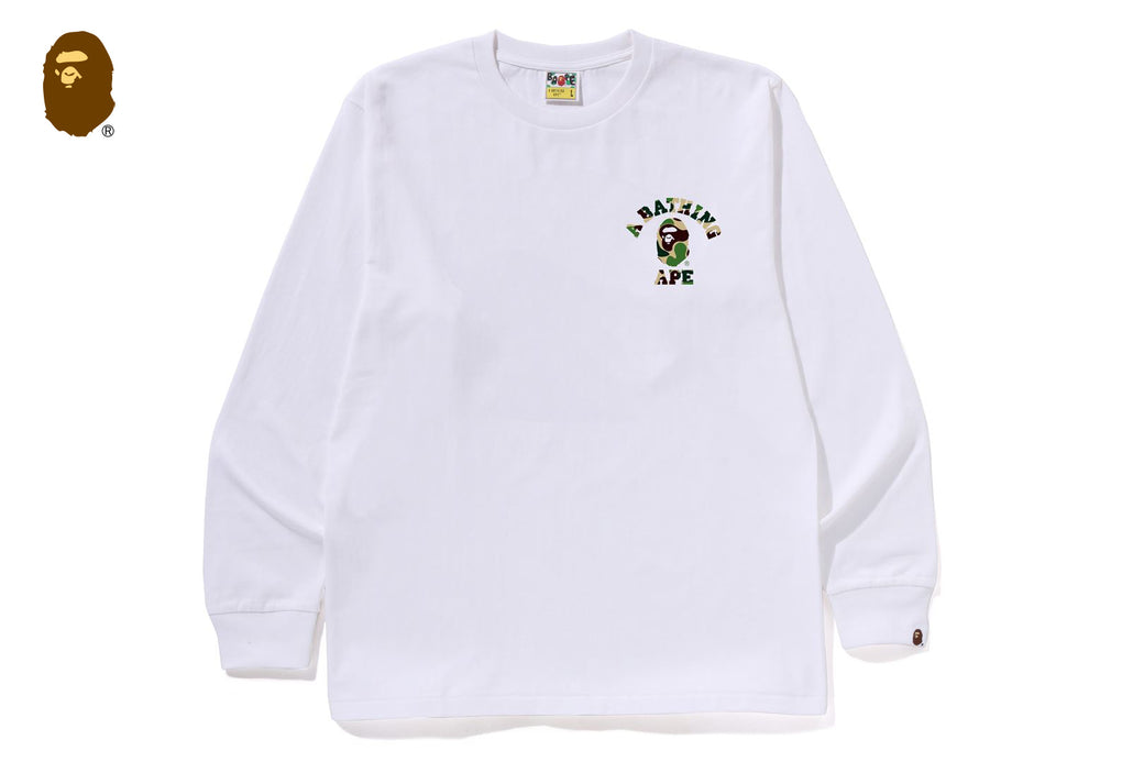 ABC CAMO COLLEGE ATS LS TEE | bape.com