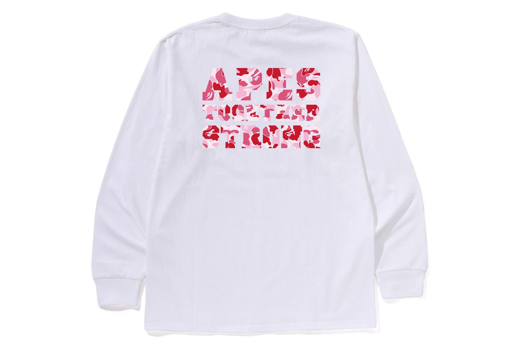 ABC CAMO COLLEGE ATS LS TEE | bape.com