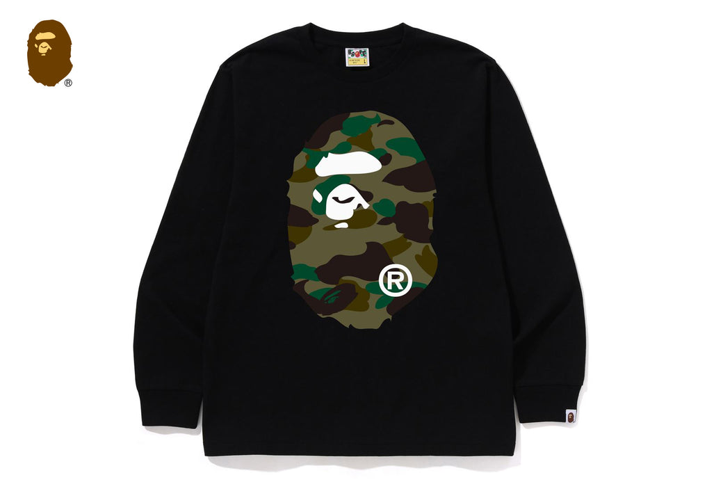 トップス BAPE 1ST CAMO BIG APE HEAD LS TEE 1ST CAMO BIG APE HEAD LS TEE | bape.com