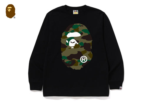トップス APE 1ST CAMO BIG APE HEAD LS TEE XL 1ST CAMO BIG APE HEAD LS TEE | bape.com