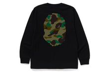 1ST CAMO BIG APE HEAD LS TEE