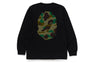 1ST CAMO BIG APE HEAD LS TEE