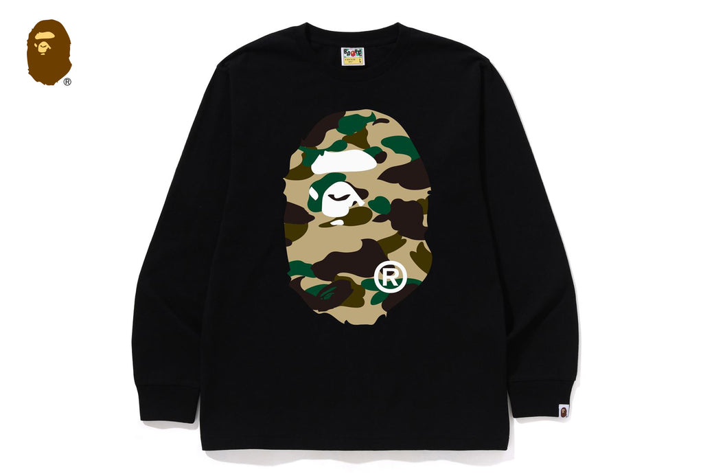 トップス BAPE 1ST CAMO BIG APE HEAD LS TEE 1ST CAMO BIG APE HEAD LS TEE | bape.com