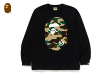 1ST CAMO BIG APE HEAD LS TEE