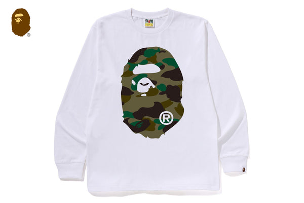 トップス BAPE 1ST CAMO BIG APE HEAD LS TEE 1ST CAMO BIG APE HEAD LS TEE 2026年2月28日(土)発売。 NO: 1M30-111 トップス