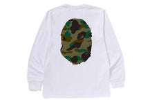 1ST CAMO BIG APE HEAD LS TEE