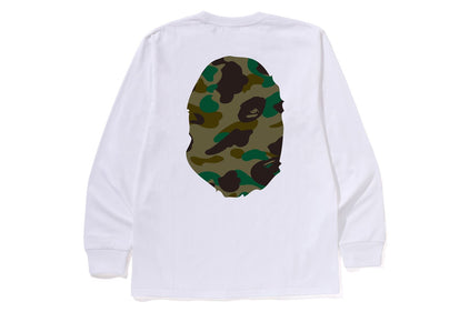 1ST CAMO BIG APE HEAD LS TEE