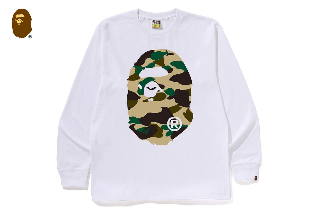 トップス BAPE 1ST CAMO BIG APE HEAD LS TEE 1ST CAMO BIG APE HEAD LS TEE | bape.com