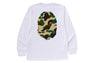 1ST CAMO BIG APE HEAD LS TEE