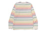 GRADIENT RAINBOW STRIPE ONE POINT REGULAR FIT LS TEE
