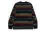 GRADIENT RAINBOW STRIPE ONE POINT REGULAR FIT LS TEE