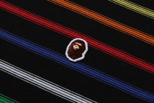 GRADIENT RAINBOW STRIPE ONE POINT REGULAR FIT LS TEE