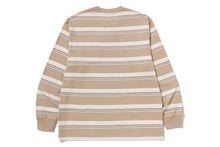 STRIPE ONE POINT RELAXED FIT POCKET LS TEE